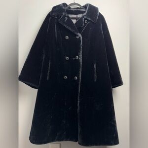 Vintage Borgaza Faux Fur knee length Heavy Winter Coat